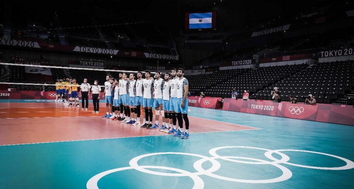 Argentina in a 3:2 upset winning their second ever Olympics Volleyball medal against their South American Rival Brazil